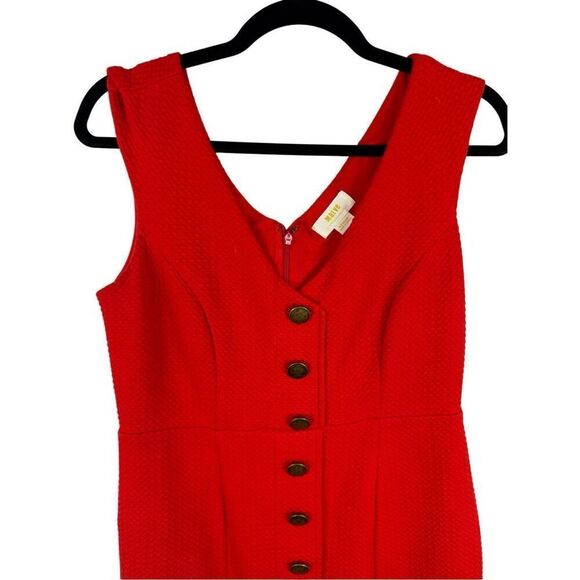 Maeve red button up dress- size M - Picture 2 of 5